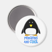 Pinguine sind Cool Magnet (Vorderseite/Rückseite)