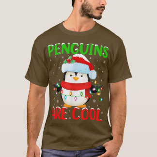 Pinguine sind Coole Weihnachtsleuchten Ugly Pingui T-Shirt