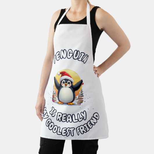 Pinguine sind meine Coolststen Freunde" Niedliche Schürze (InSitu)
