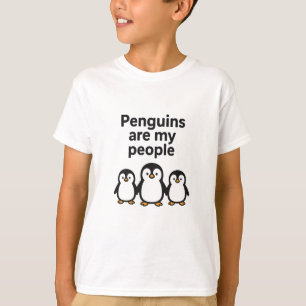 Pinguine sind meine Leute - Niedliche Pinguin-Fami T-Shirt