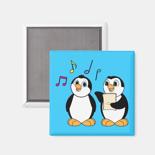 Pinguine Singing Magnet (Vorderseite/Rückseite)