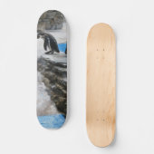 Pinguine Skateboard (Vorderseite)