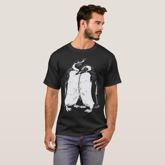 Pinguine Snuggles T-Shirt (Vorne ganz)
