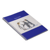 Pinguine Spiralbuch Notizblock (Rechte Seite)