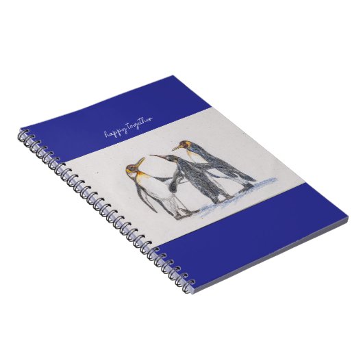 Pinguine Spiralbuch Notizblock (Rechte Seite)