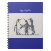 Pinguine Spiralbuch Notizblock (Vorderseite)