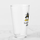 Pinguine stehlen meine Vernunft Glas (Rechts)