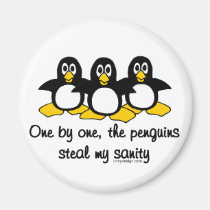 Pinguine stehlen meine Vernunft Magnet