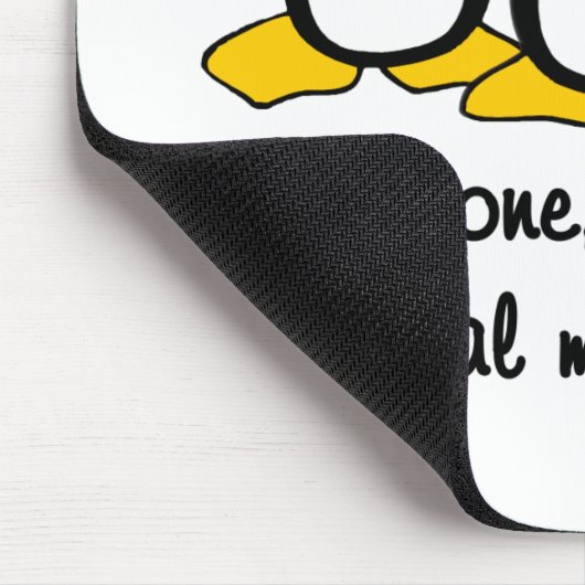 Pinguine stehlen meine Vernunft Mousepad (Ecke)
