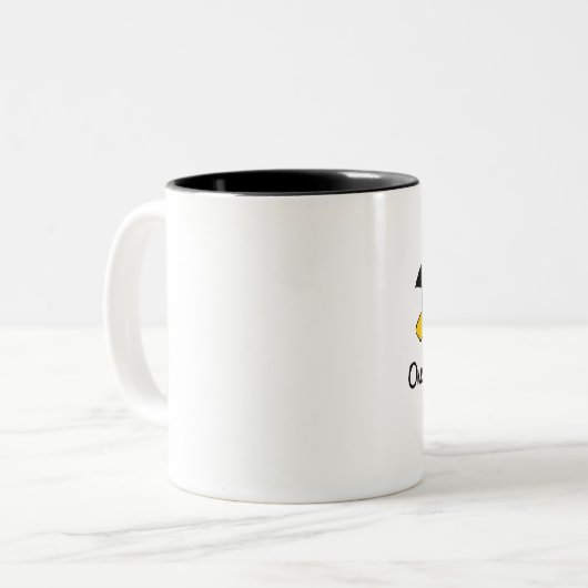 Pinguine stehlen meine Vernunft Zweifarbige Tasse (Vorderseite Links)