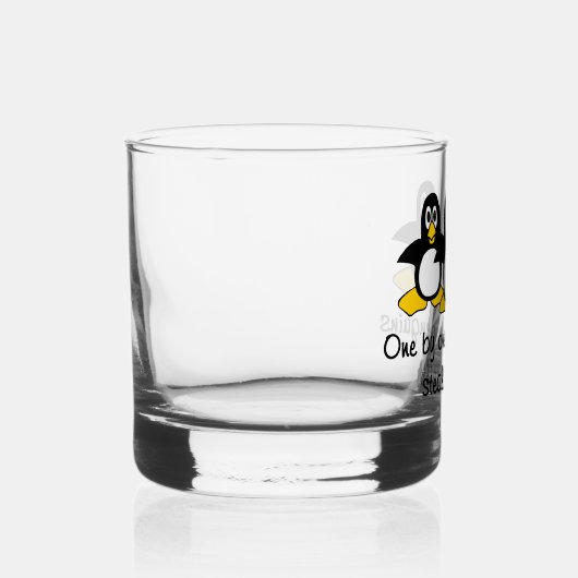 Pinguine stehlen mir meine Vernunft Whiskyglas (Rechts)
