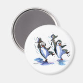 Pinguine Tancing Magnet (Vorderseite/Rückseite)