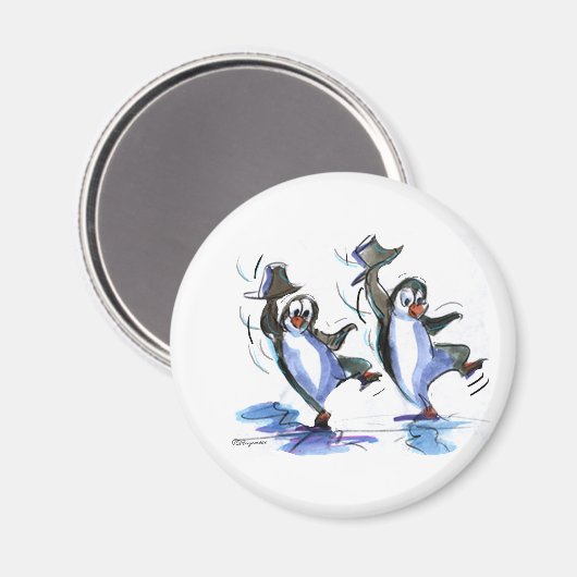 Pinguine Tancing Magnet (Vorderseite/Rückseite)