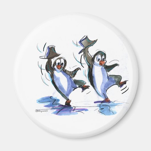 Pinguine Tancing Magnet (Vorne)