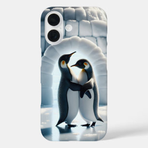 Pinguine tanzen langsam von Iglu iPhone 16 Hülle