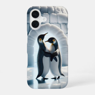 Pinguine tanzen langsam von Iglu iPhone 16 Hülle