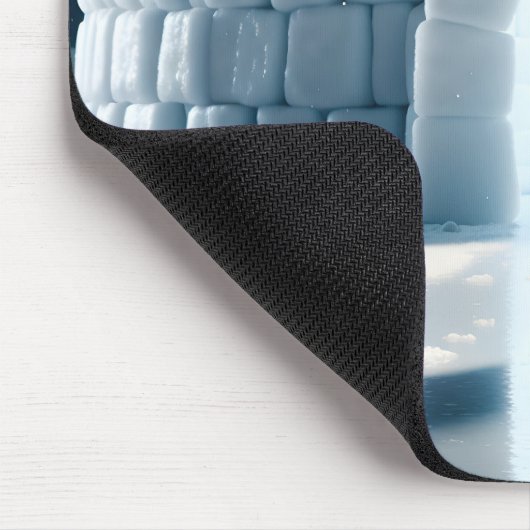 Pinguine tanzen langsam von Iglu Mousepad (Ecke)