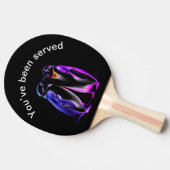 Pinguine Tischtennis Schläger (Seitenansicht)