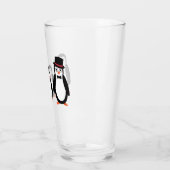 Pinguine - Trinkglas Glas (Links)