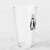 Pinguine - Trinkglas Glas (Rechts)