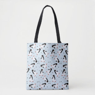 Pinguine überall in der Print Tote Bag Tasche