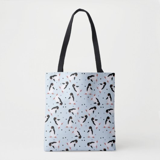 Pinguine überall in der Print Tote Bag Tasche (Vorderseite)