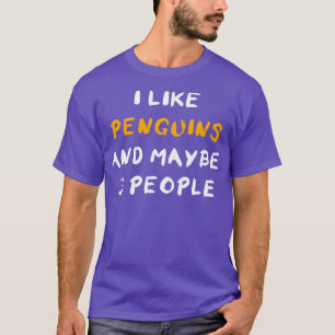 Pinguine und 3 Personen T-Shirt