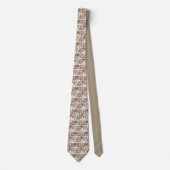 Pinguine und Christbaume Neck Tie Krawatte (Vorderseite)