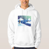 Pinguine und Eis Hoodie (Vorderseite)