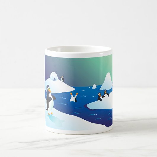 Pinguine und Eis Kaffeetasse