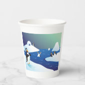 Pinguine und Eis Pappbecher (Vorderseite)