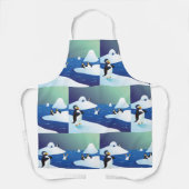 Pinguine und Eis Schürze (Vorderseite)