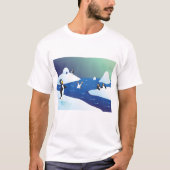 Pinguine und Eis T-Shirt (Vorderseite)