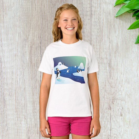 Pinguine und Eis T-Shirt
