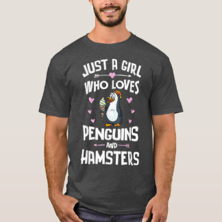 Pinguine und Hamster Niedliche Geschenke für Mädch T-Shirt