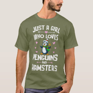 Pinguine und Hamster Shirt Geschenke Frauen