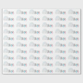 Pinguine und Iglu Geschenkpapier (Flach)