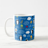 Pinguine und Seeleute Kaffeetasse (Links)
