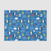 Pinguine und Seeleute Seidenpapier (Vorderseite)