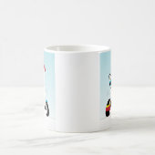 Pinguine und Snowman Winter Kaffeetasse (Mittel)