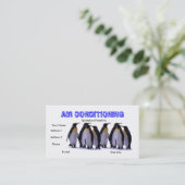 PINGUINE VISITENKARTE (Stehend Vorderseite)