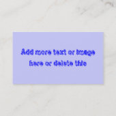 PINGUINE VISITENKARTE (Rückseite)