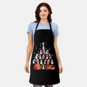 Pinguine Weihnachtsbaum Schürze (Getragen)