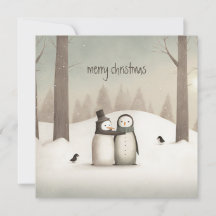 Pinguine Weihnachtsfeiertag