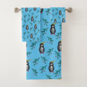Pinguine Weihnachtszeit Handtuch Set (Insitu)