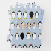 Pinguine Winter Wrapping Paper Geschenkpapier Set (Beispiel)