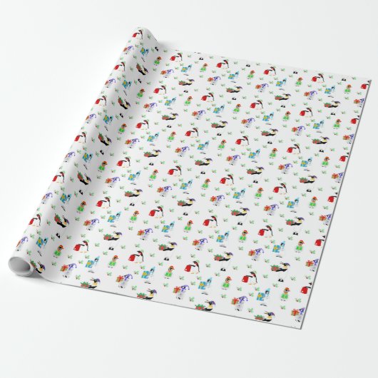 Pinguine Wrapping Paper Geschenkpapier (Ungerollt)