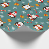 Pinguine Wrapping Paper Geschenkpapier (Ecke)