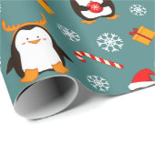 Pinguine Wrapping Paper Geschenkpapier (Rolleneckpunkt)