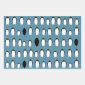 Pinguine Wrapping Paper Sheets Geschenkpapier Set (Vorderseite 3)